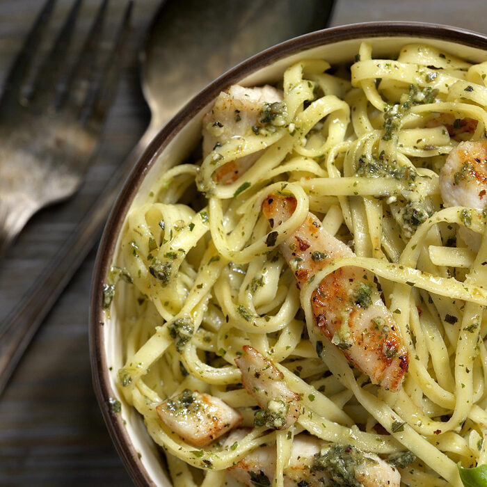 Pesto-Spaghetti